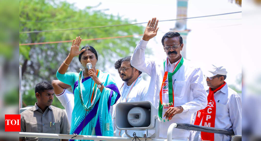 Sharmila accuses TDP and YSRCP of making Kadapa steel a mere foundation ...