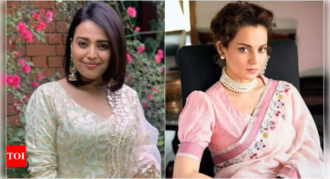 Swara Bhasker: ‘Kangana Ranaut often speaks in support of the government, I have focused on questioning those in power’ – Times of India