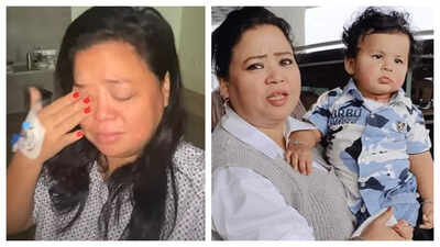 Bharti Singh Health News: Bharti Singh admitted to hospital and to undergo  'gallbladder surgery'; cries as she misses son 'Gola' | - Times of India