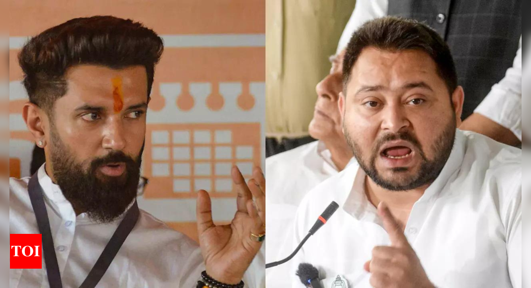 Chirag Paswan threatens legal action against Tejashwi Yadav over reservation remarks | India News – Times of India