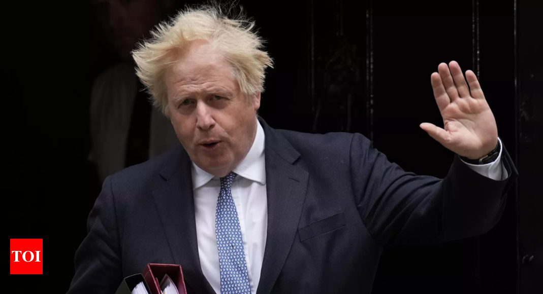 Former UK prime minister Boris Johnson turned away from polling station after forgetting photo ID – Times of India