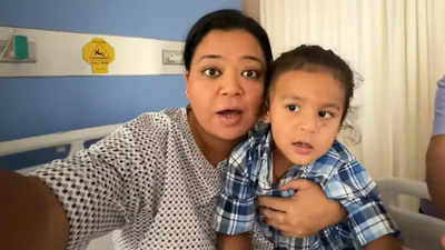 Bharti Singh's son 'Gola' comes to meet her at the hospital; the mommy beams with joy
