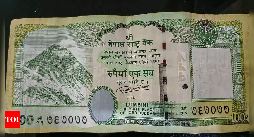 Rs 100 Nepal Note To Have New Map With India Territories - Times Of India