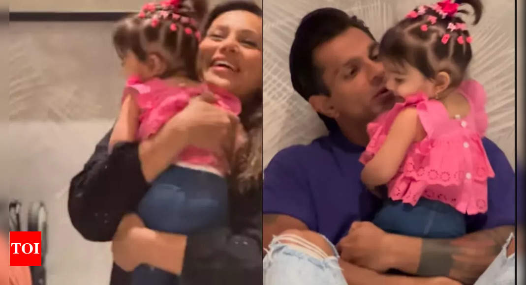Bipasha Basu and Karan Singh Grover share a cute playtime video with their munchkin Devi – WATCH | Hindi Movie News – Times of India