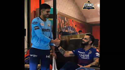 Watch: 'Badi jaldi aaya practice pe' - When Shubman Gill met Virat Kohli in RCB dressing room