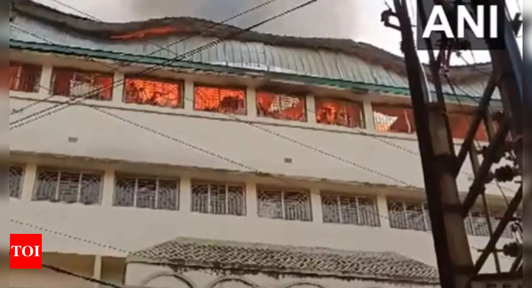 fire breaks out at garment unit in Kolkata's New Town area
