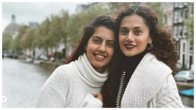 Post wedding, Taapsee Pannu holidays with sister Shagun