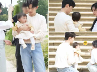 Ji-won and Soo-hyun bond with onscreen baby