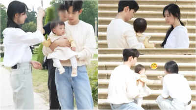 Kim Ji-won and Kim Soo-hyun share heartwarming offscreen moments with child actor in 'Queen of Tears' - watch BTS video