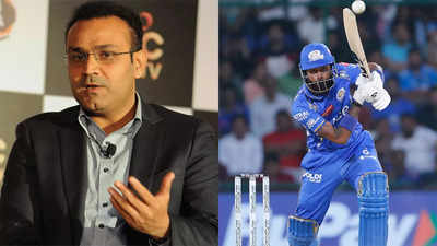 Virender Sehwag baffled with Hardik Pandya's batting position, calls for severe action on MI players