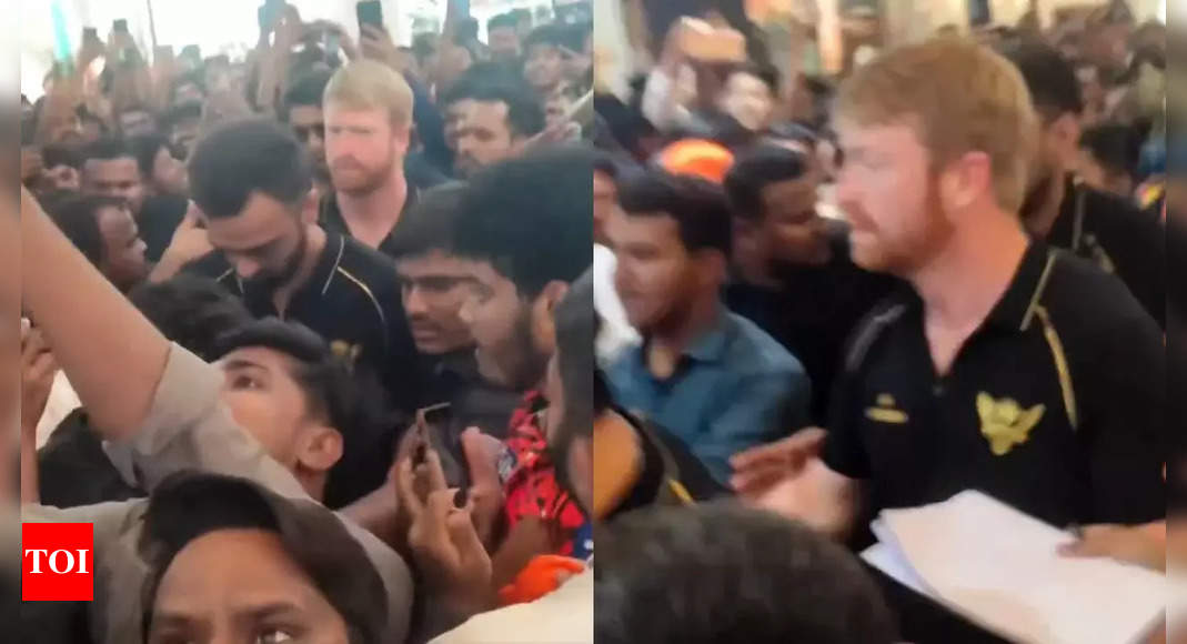 Watch: Heinrich Klaasen loses cool after being mobbed by fans | Cricket News – Times of India