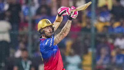 Faf du Plessis slams second-fastest fifty for RCB in IPL history