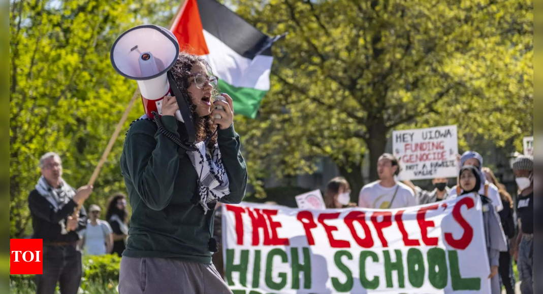 After US, university protests spread worldwide in solidarity with Palestine – Times of India
