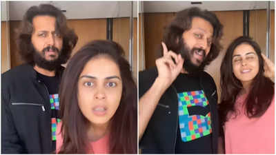 Riteish Deshmukh and Genelia Deshmukh's funny video delights Juhi Chawla
