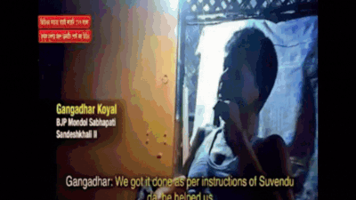 Sandeshkhali rape charges filed on 'Suvendu Adhikari prod': BJP man in sting clip