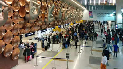 Korean national held with over 3 lakh US dollars at IGI Airport