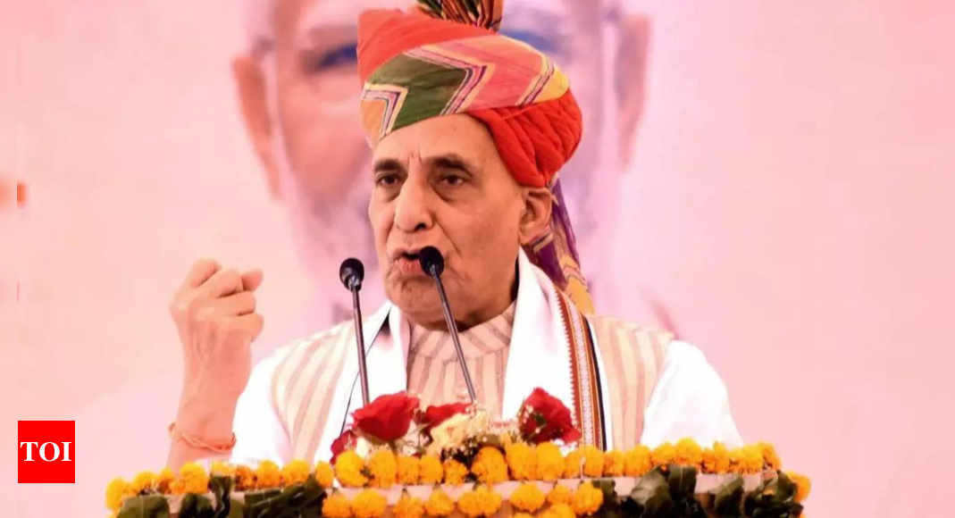 Will implement ‘one-nation one poll’ in next 5 years: Rajnath Singh at Andhra Pradesh rally | India News – Times of India