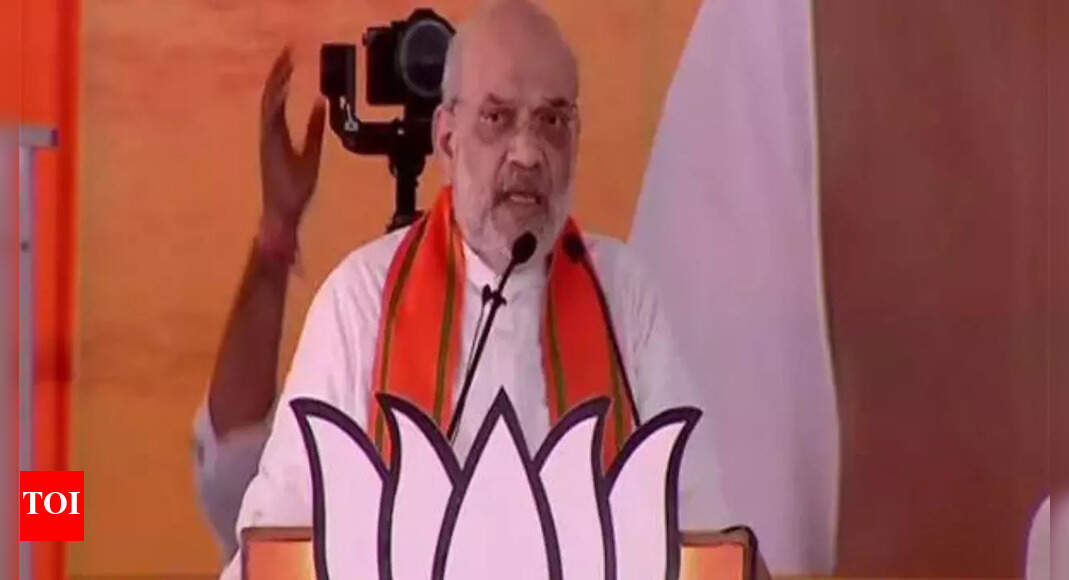 'Both Congress, TRS are afraid of Owaisi': Amit Shah in Telangana - Vimarsana News