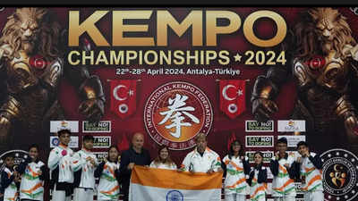 Indian karatekas shine at World Kempo Championships in Turkey with 19 medals