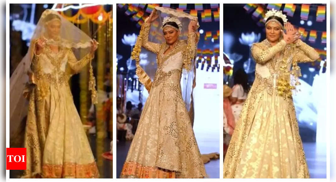 Sushmita Sen walks the ramp at Bombay Times Fashion Week with her ‘Taali’ co-stars: ‘Special thank you to our LGBTQ community for…’ – WATCH video | – Times of India