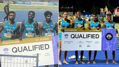 Indian women's and men's 4x400m relay teams qualify for Paris Olympics 2024