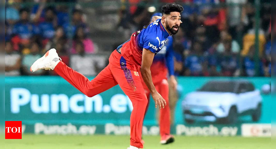 Mohammed Siraj’s form crucial for RCB: Griffith | Cricket News – Times of India