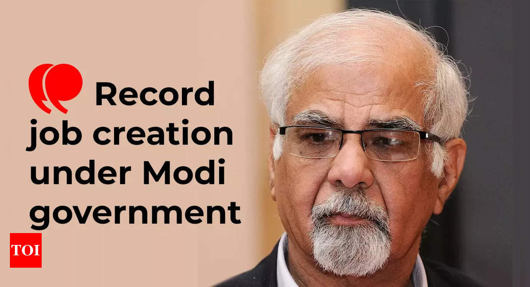 ‘Never before in Indian history…’: Economist Surjit Bhalla says unprecedented number of jobs created under Modi government – Times of India