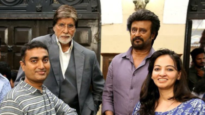 Rajinikanth and Amitabh Bachchan in same frame once again; the latest pic from 'Vettaiyan' creates buzz on social media