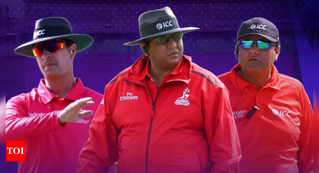 Pakistan umpires make history with ICC T20 World Cup 2024 assignment | Cricket News – Times of India