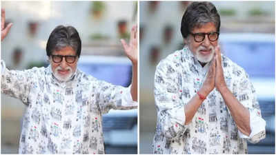 Amitabh Bachchan shares pictures from Sunday meet and greet with fans outside Jalsa