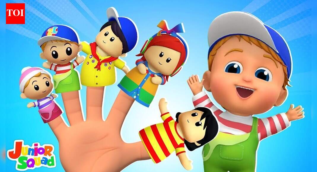 English Kids Poem: Nursery Song in English 'Finger Family'