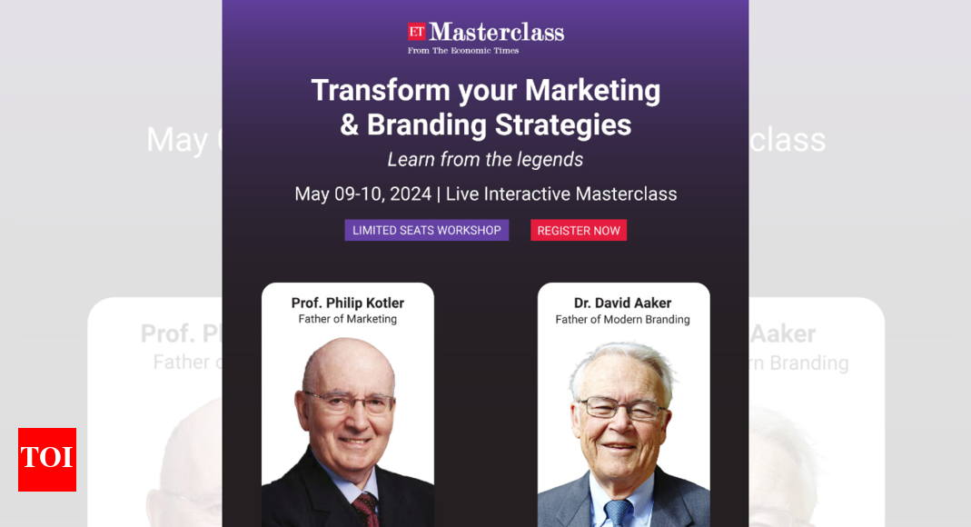 ET Masterclass announces 2-day masterclass on marketing, branding by ...