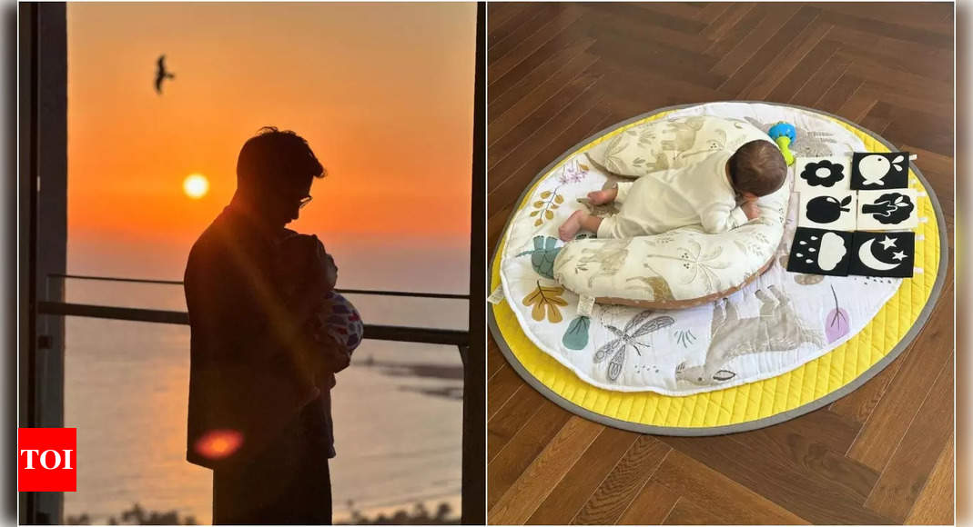 Vikrant Massey Baby: Vikrant Massey holds newborn baby as Sheetal Thakur shares first picture | – Times of India