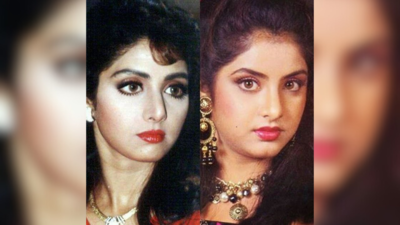 Sridevi had this eerie experience on the set of Laadla after Divya Bharti's death