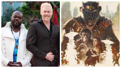 Kevin Durand and Peter Macon discuss possible Lord Hanuman influence in 'Kingdom of the Planet of the Apes' - Exclusive