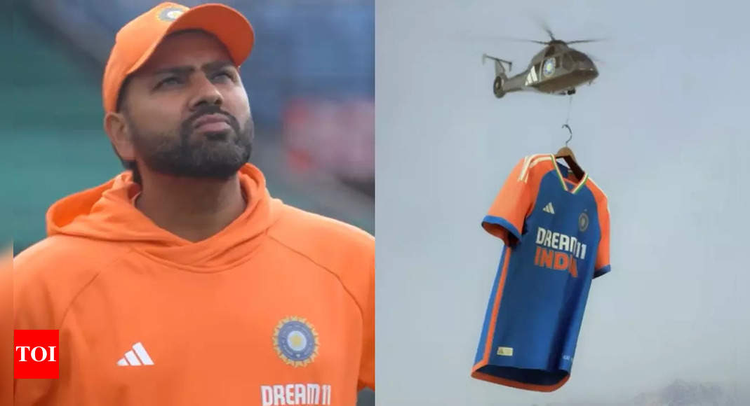 WATCH: Team India’s new T20 jersey launched ahead of World Cup | Cricket News – Times of India