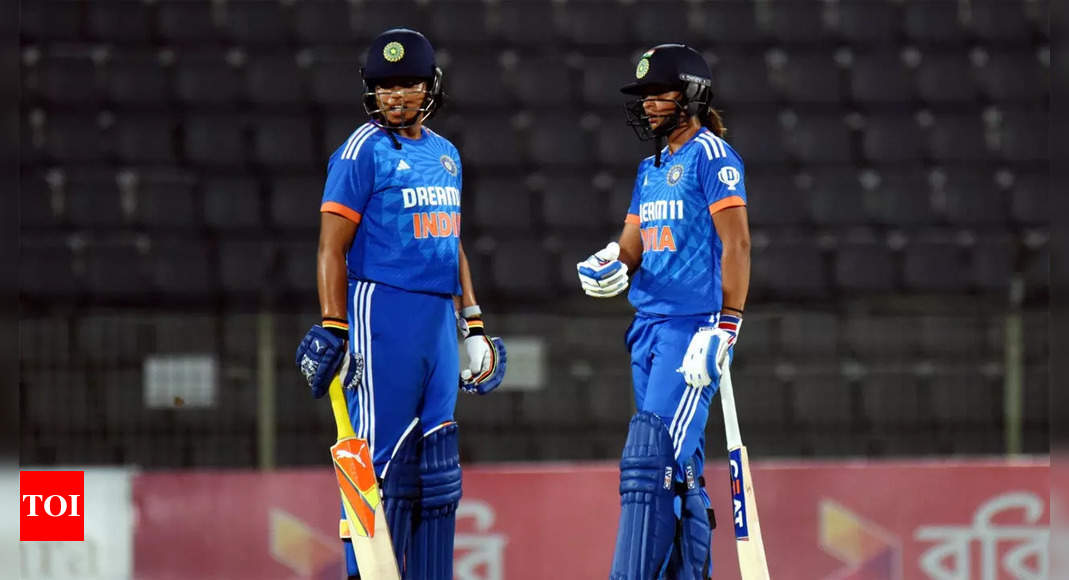 India defeat Bangladesh by 56 runs via D/L method, lead series 4-0 | Cricket News – Times of India