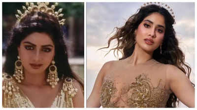 Janhvi Kapoor channels timeless elegance of her mother Sridevi in her latest photoshoot; fans REACT - See photos