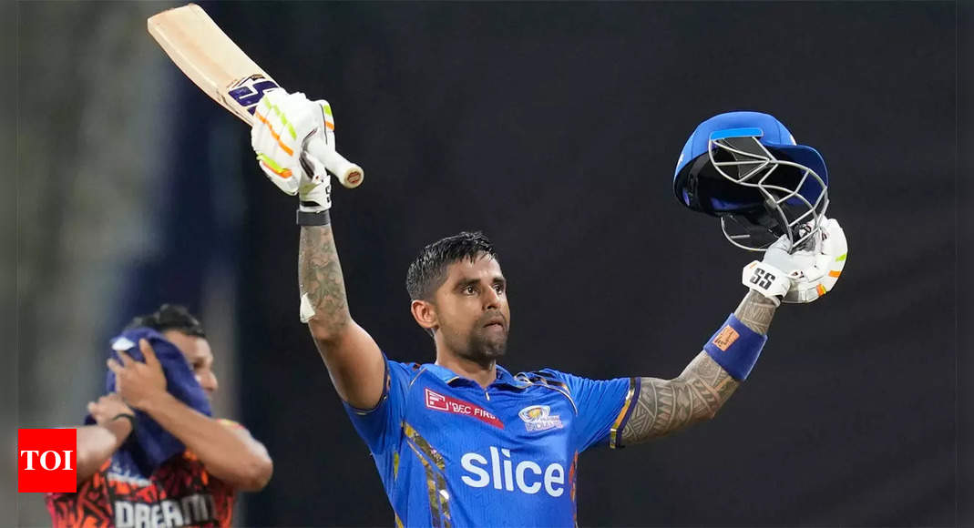 ‘Ever done a DNA test on Suryakumar?’: Social media salutes Mumbai Indians ‘beast’ after unreal 51-ball 102* | Cricket News – Times of India