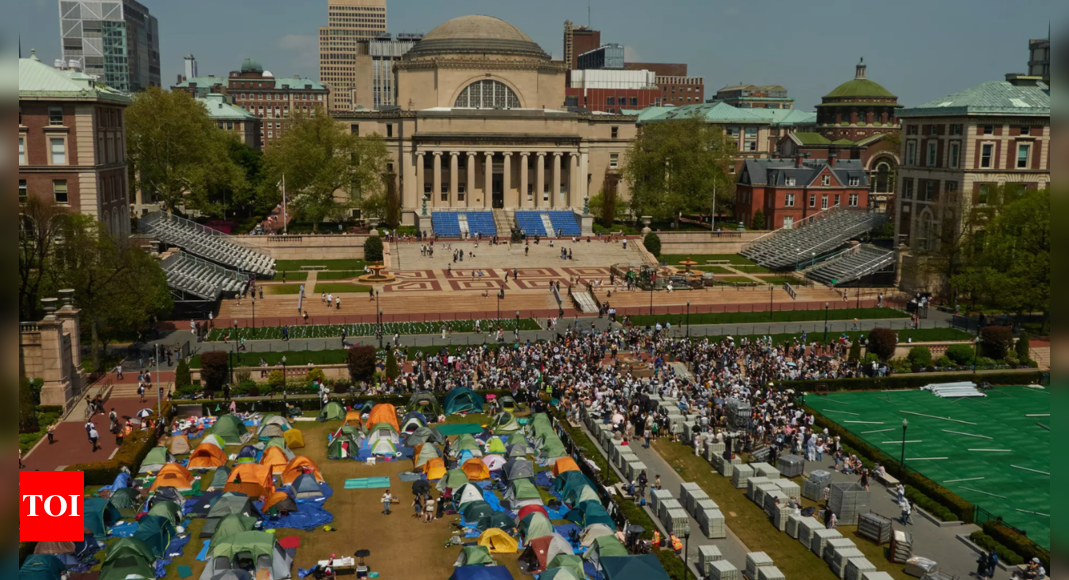 Columbia University cancels main commencement event – Times of India