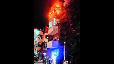 Sec 44 flat goes up in flames