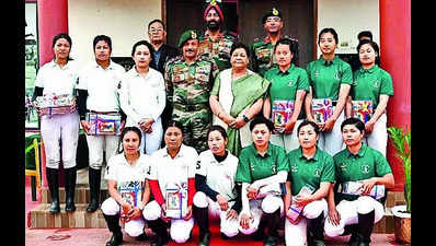 Assam Rifles women’s polo team launched in Imphal