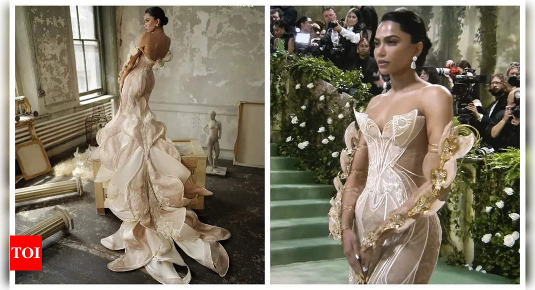 Indian fashion entrepreneur Mona Patel wins the Met Gala 2024 in jaw-dropping creation with moving butterfly wings – WATCH | – Times of India