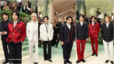 Stray Kids make an EPIC fashion moment with full strength debut at the Met Gala 2024