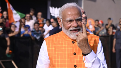 Lok Sabha polls: PM Modi casts vote, asks people to vote in record numbers in 3rd phase