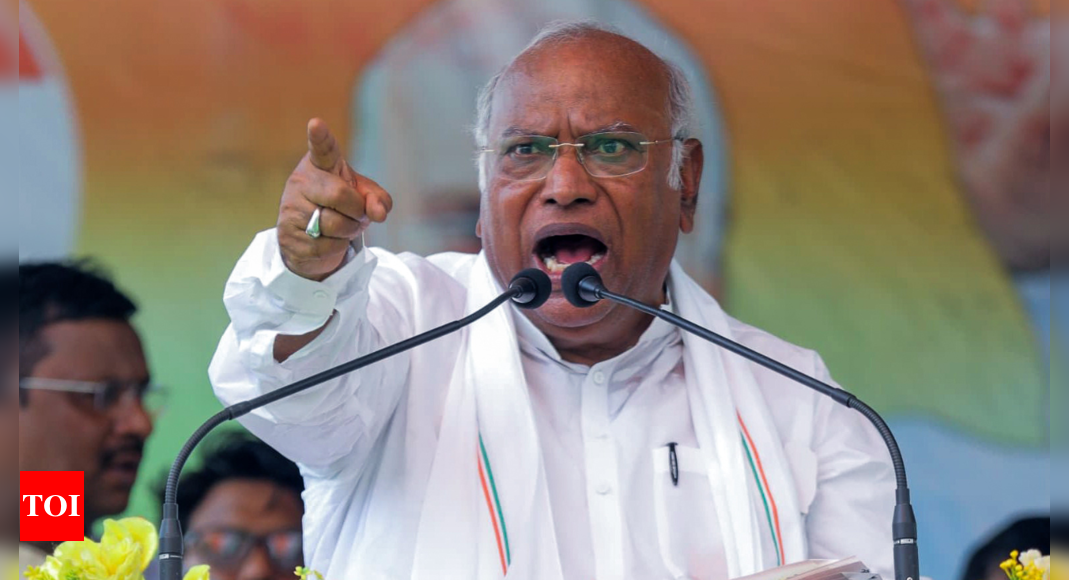 Mallikarjun Kharge writes to INDIA bloc leaders over alleged discrepancies in voter turnout | India News – Times of India