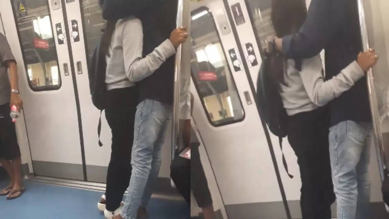 Bangalore Metro Viral Video: Video of couple getting intimate in Bengaluru  Metro goes viral | Bengaluru News - Times of India