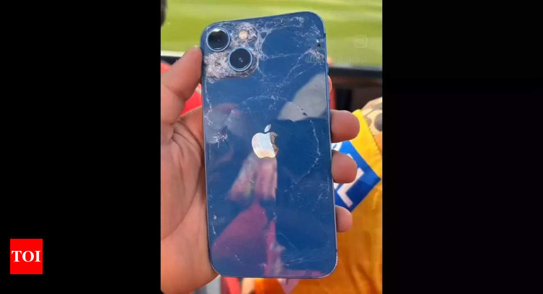 ‘Gloves for broken iPhone’: Daryl Mitchell’s gesture after injuring a fan during practice wins hearts – Watch | Cricket News – Times of India