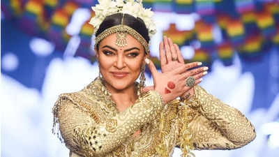 Sushmita Sen talks about her showstopper outfit for Rohit Verma’s fashion show