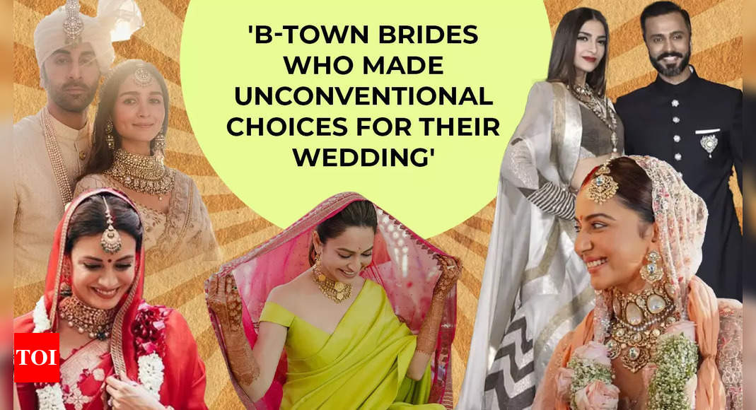 Alia Bhatt, Sonam Kapoor, Priyanka Chopra, Dia Mirza, Parineeti Chopra and more: Bollywood brides who made unconventional choices for their wedding |  Hindi Cinema News